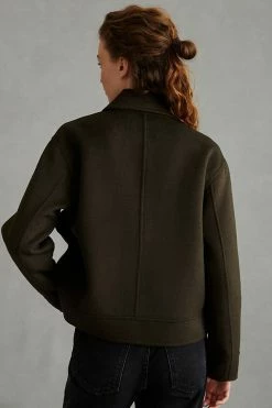 Top 10 ⌛ Bernardo Cropped Trucker Jacket MOSS ???? -Beach Riot Shop unnamed file 527