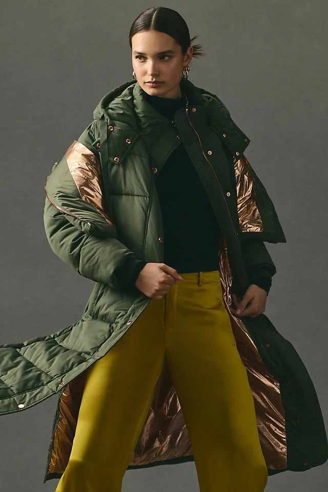 Avec Les Filles Long Puffer Coat Promo ???? Avec Les Filles Long Puffer ???? Coat MOSS ???? -Beach Riot Shop unnamed file 534