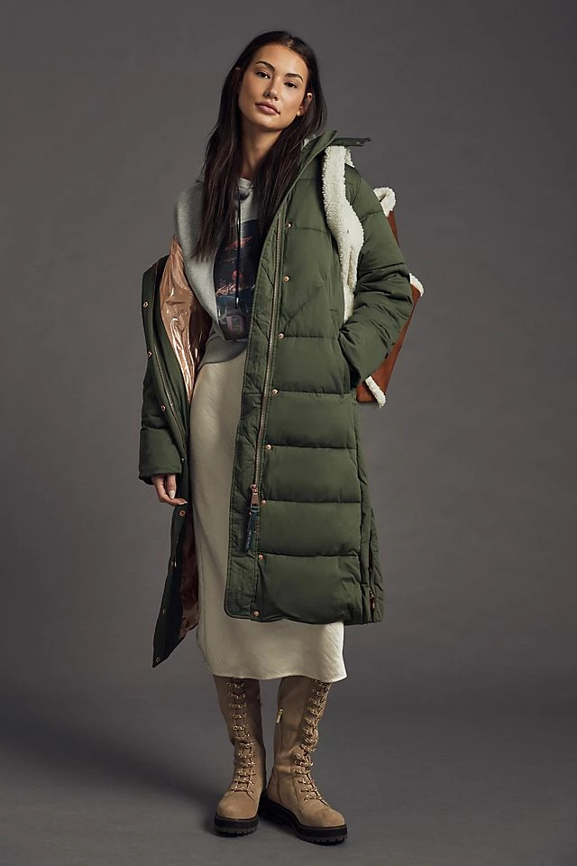 Avec Les Filles Long Puffer Coat Promo ???? Avec Les Filles Long Puffer ???? Coat MOSS ???? -Beach Riot Shop unnamed file 535