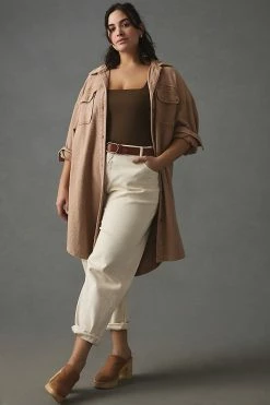 Best reviews of ???? Pilcro Duster Shacket TAUPE ???? 6 Best reviews of ???? Pilcro Duster Shacket TAUPE ???? -Beach Riot Shop unnamed file 54