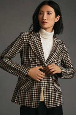 Budget ???? Maeve Plaid Blazer BROWN MOTIF ???? 9 Budget ???? Maeve Plaid Blazer BROWN MOTIF ???? -Beach Riot Shop unnamed file 551