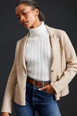 Flash Sale ✔️ By Anthropologie Sweater Blazer NEUTRAL ???? -Beach Riot Shop unnamed file 566