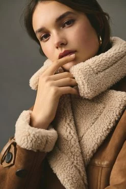 Cheap ⌛ Avec Les Filles Faux Shearling ???? Coat BROWN ???? 10 Cheap ⌛ Avec Les Filles Faux Shearling ???? Coat BROWN ???? -Beach Riot Shop unnamed file 584