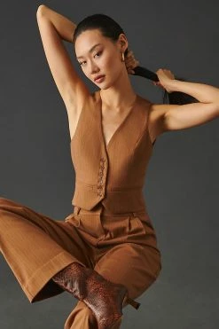 Best Sale ???? Favorite Daughter The Agnes Vest CEDAR ????