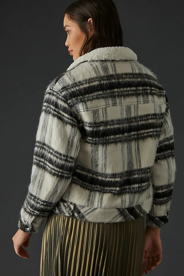 Promo ???? Bella Dahl Lined Plaid Jacket BLACK & WHITE ✔️ 4 Promo ???? Bella Dahl Lined Plaid Jacket BLACK & WHITE ✔️ - Image 2