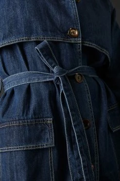 Coupon ???? Unpublished Sukie Denim Duster Jacket DENIM DARK ???? -Beach Riot Shop unnamed file 645