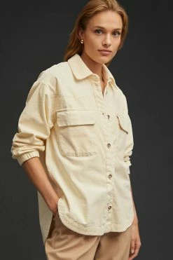 Coupon ???? Maeve Corduroy ???? Shirt IVORY ???? 6 Coupon ???? Maeve Corduroy ???? Shirt IVORY ???? -Beach Riot Shop unnamed file 667