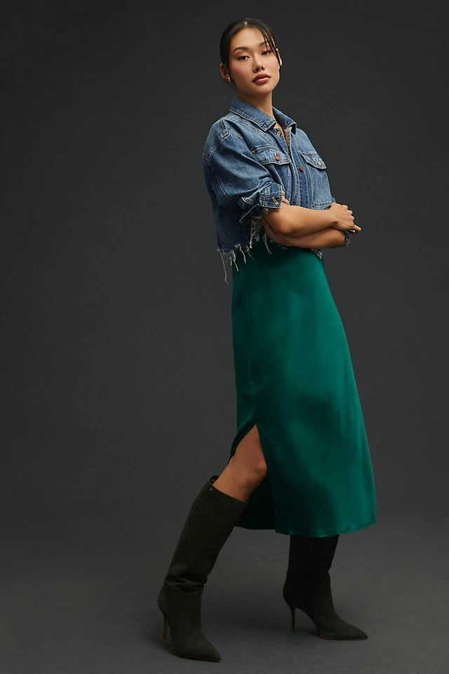 Pilcro Cropped Frayed Trucker Jacket Top 10 ???? Pilcro Cropped Frayed Trucker Jacket DENIM MEDIUM BLUE ???? -Beach Riot Shop unnamed file 671