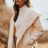 Cheapest ???? Varley Foster Quilt Jacket IVORY ????