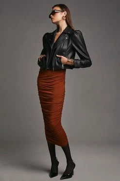 Brand new ???? Pilcro Maeve Faux Leather Femme Moto Jacket BLACK ???? -Beach Riot Shop unnamed file 71