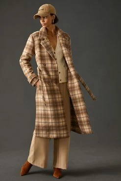 Best deal ???? Paige Dublyn Plaid ???? Coat NEUTRAL MOTIF ????