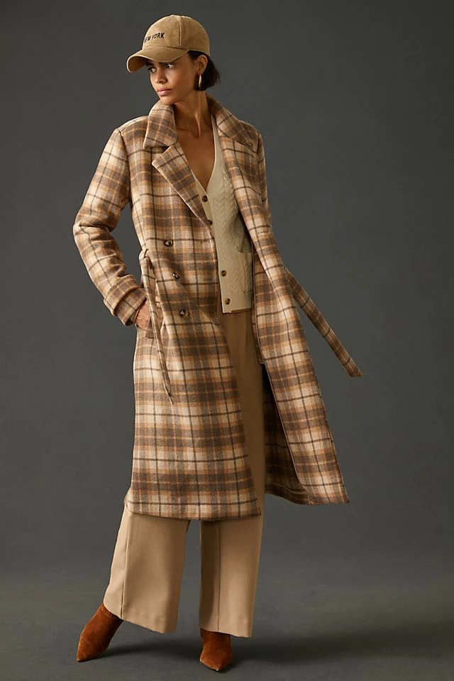 Paige Dublyn Plaid Coat Best deal ???? Paige Dublyn Plaid ???? Coat NEUTRAL MOTIF ???? -Beach Riot Shop unnamed file 713