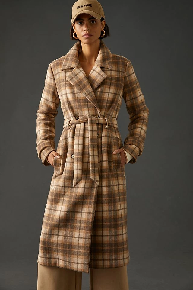 Paige Dublyn Plaid Coat Best deal ???? Paige Dublyn Plaid ???? Coat NEUTRAL MOTIF ???? -Beach Riot Shop unnamed file 714