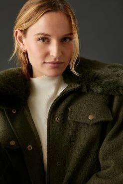 Promo ???? Hutch Kimi ???? Coat DARK GREEN ???? -Beach Riot Shop unnamed file 771