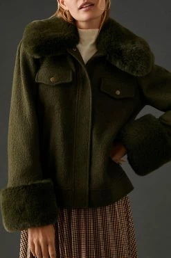 Promo ???? Hutch Kimi ???? Coat DARK GREEN ???? -Beach Riot Shop unnamed file 773