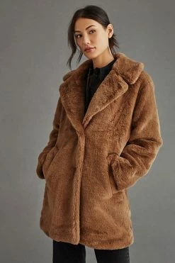 Discount ???? Lamarque Linnea Jacket BROWN ???? -Beach Riot Shop unnamed file 790