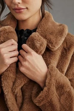 Discount ???? Lamarque Linnea Jacket BROWN ???? -Beach Riot Shop unnamed file 791