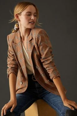Best Sale ???? Paige Londyn Plaid Blazer BRONZE DUST MULTI ???? 3 Best Sale ???? Paige Londyn Plaid Blazer BRONZE DUST MULTI ???? -Beach Riot Shop unnamed file 803