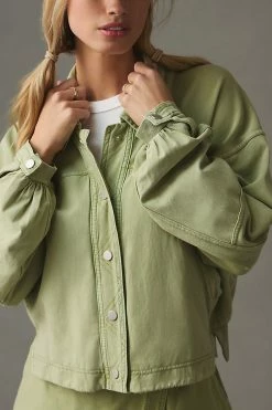 Budget ???? Daily Practice By Anthropologie Oversized Shacket MOSS ⭐ -Beach Riot Shop unnamed file 822