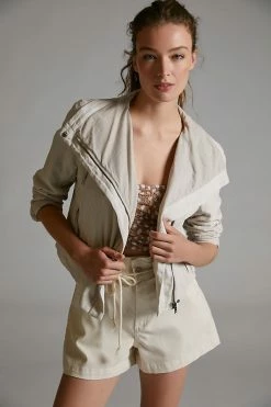 Discount ⭐ Marrakech Drapey Collared Moto Jacket GREY ⭐ -Beach Riot Shop unnamed file 841