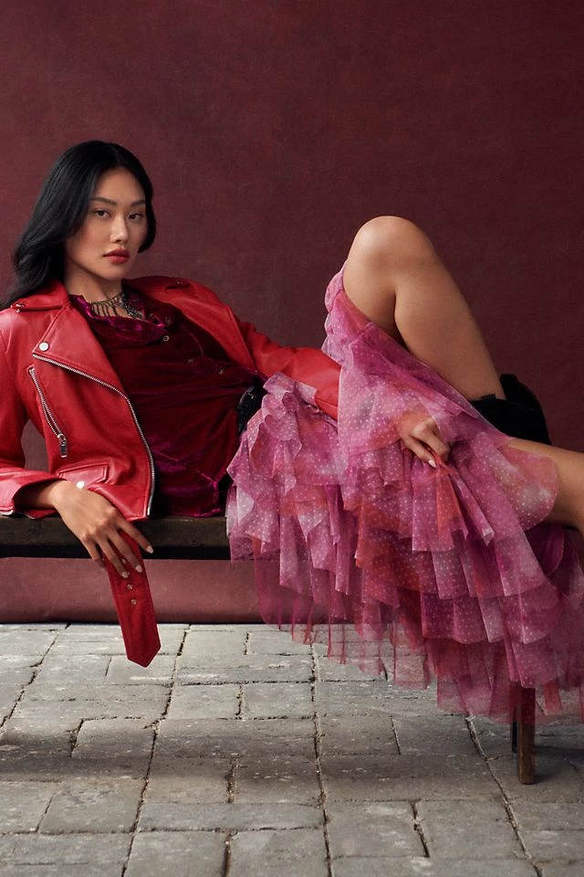 Avec Les Filles Faux Leather Jacket Discount ???? Avec Les Filles Faux Leather Jacket RED ❤️ -Beach Riot Shop unnamed file 845