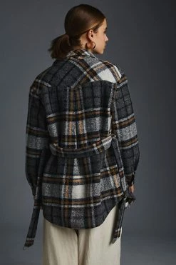 Best Sale ???? Bella Dahl Topanga Plaid Shacket NEUTRAL MOTIF ???? -Beach Riot Shop unnamed file 9