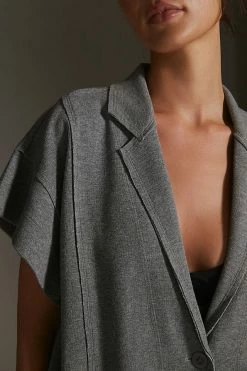 Best Sale ???? Daily Practice By Anthropologie The Heather Elbert Blazer GREY ???? 4 Best Sale ???? Daily Practice By Anthropologie The Heather Elbert Blazer GREY ???? -Beach Riot Shop unnamed file 902