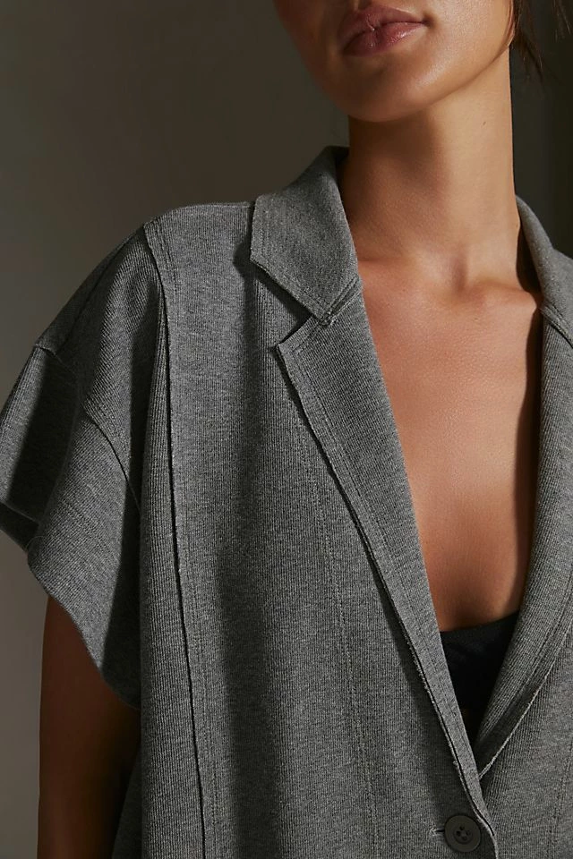 Daily Practice by Anthropologie The Heather Elbert Blazer Best Sale ???? Daily Practice By Anthropologie The Heather Elbert Blazer GREY ???? -Beach Riot Shop unnamed file 902