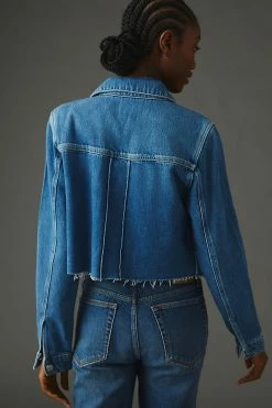 Hot Sale ???? Paige Rowan Cropped Denim Jacket DENIM MEDIUM BLUE ???? 5 Hot Sale ???? Paige Rowan Cropped Denim Jacket DENIM MEDIUM BLUE ???? -Beach Riot Shop unnamed file 937