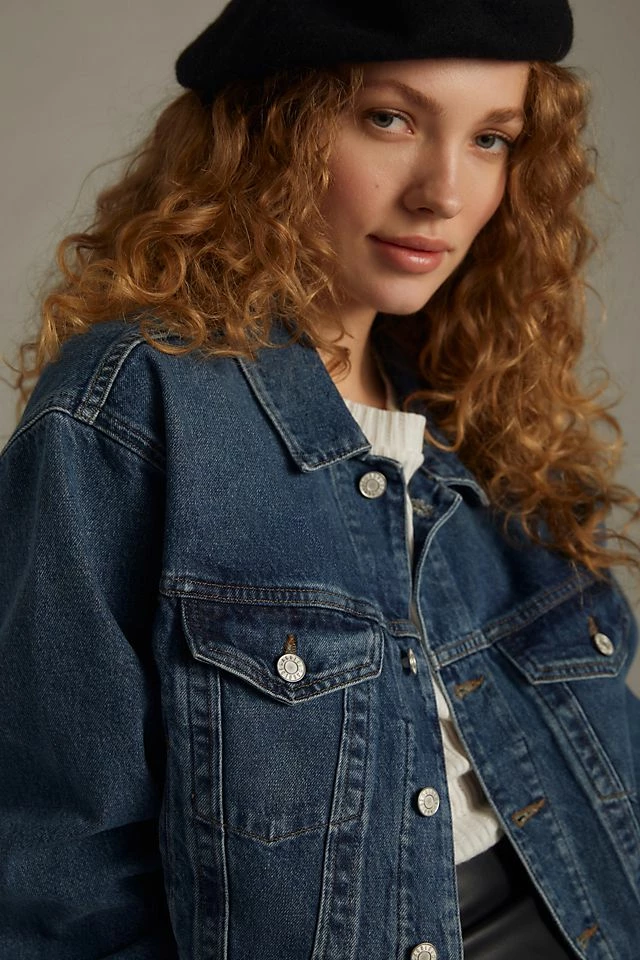 AGOLDE Shrunken Charli Jacket New ???? AGOLDE Shrunken Charli Jacket DENIM MEDIUM BLUE ???? -Beach Riot Shop unnamed file 948