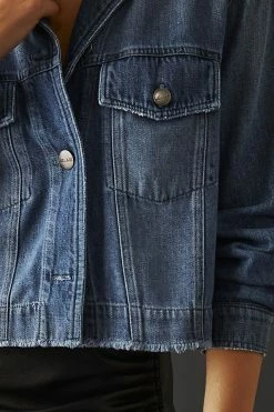 Top 10 ✨ Bella Dahl Coco Cut-Off Jean Jacket DENIM MEDIUM BLUE ???? -Beach Riot Shop unnamed file 954