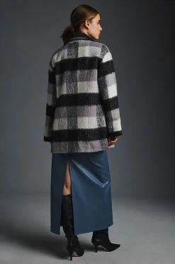 Buy ⌛ Bella Dahl Ember Plaid ???? Coat GREY MOTIF ✔️ -Beach Riot Shop unnamed file 992